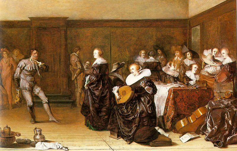 Pieter Codde Dancing Party Norge oil painting art